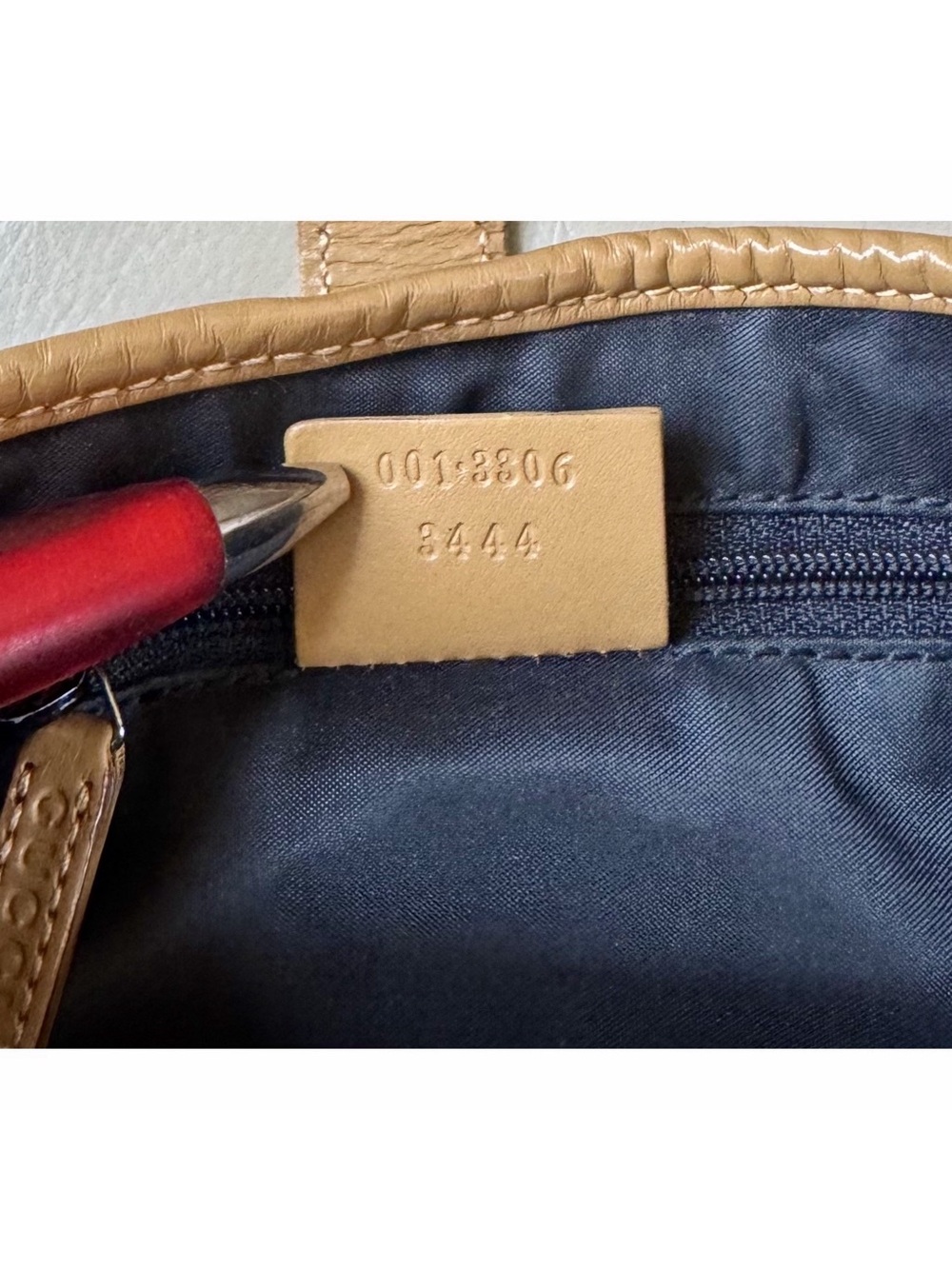 Authentic Vintage Gucci Jackie Tan Suede Leather Shoulder Bag - Picture 11 of 13